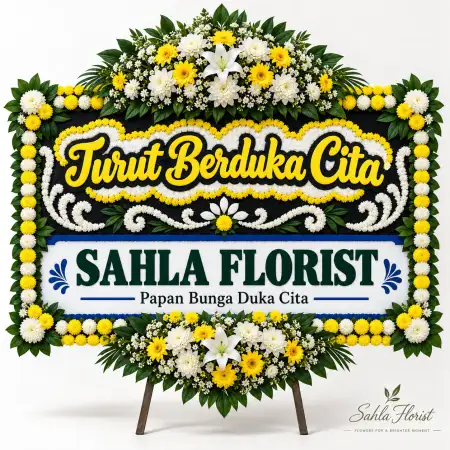 Papan Bunga Duka Tamansari