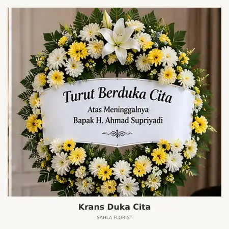 Krans Bunga Duka Tamansari